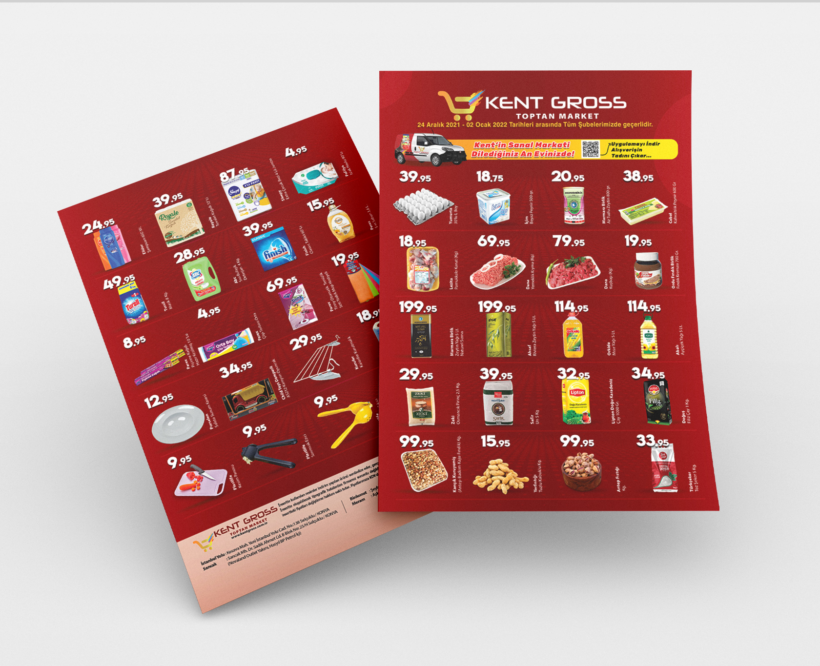 KENT GROSS - INSERT & KATALOG