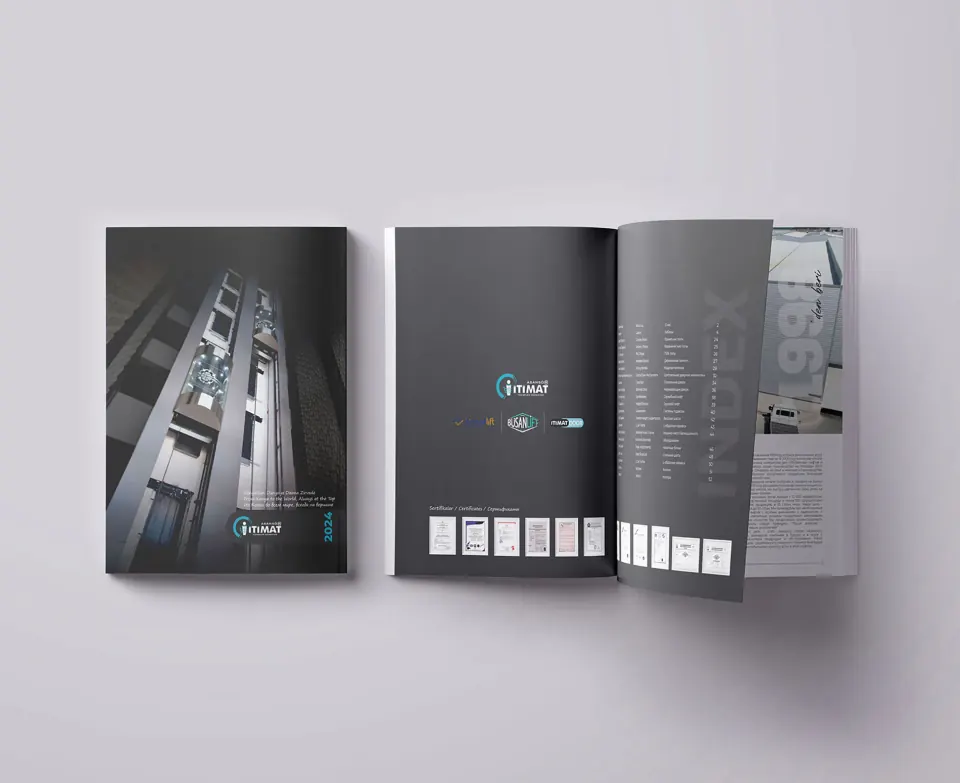 İTİMAT ASANSÖR 2024 katalog çalışması