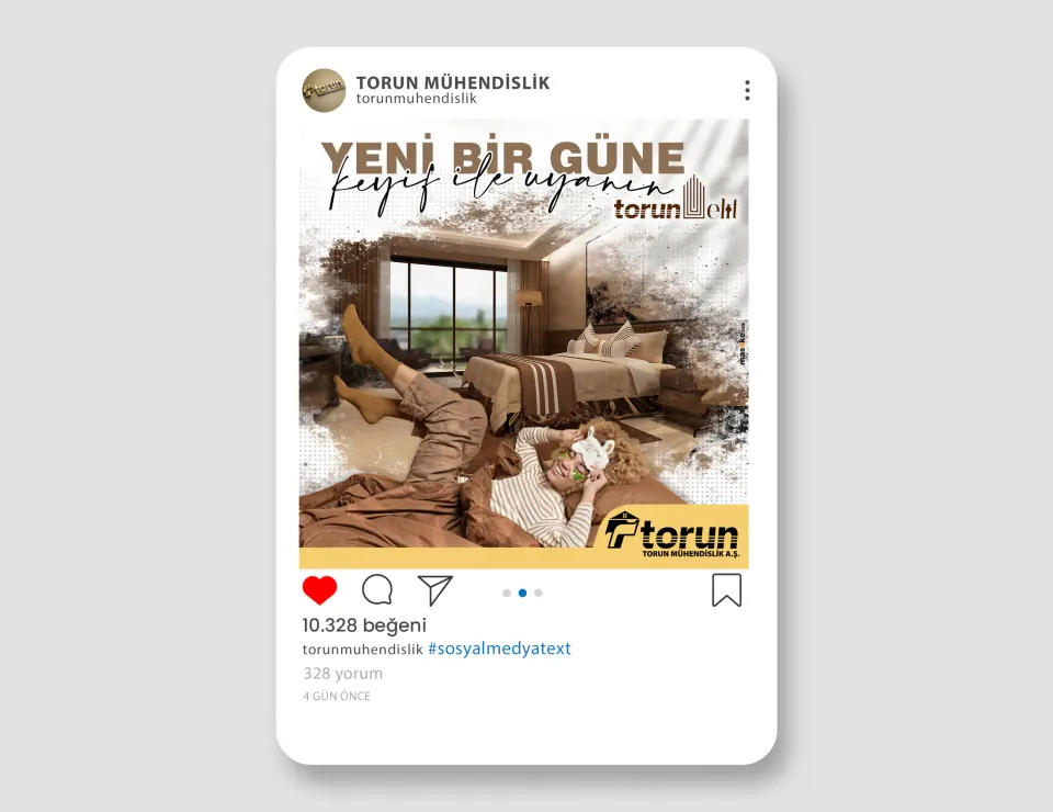 Sosyal Medya Tasarımları hizmeti için TORUN MÜH.
