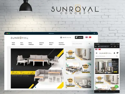 Sunroyal Concept web sitesi çalışması