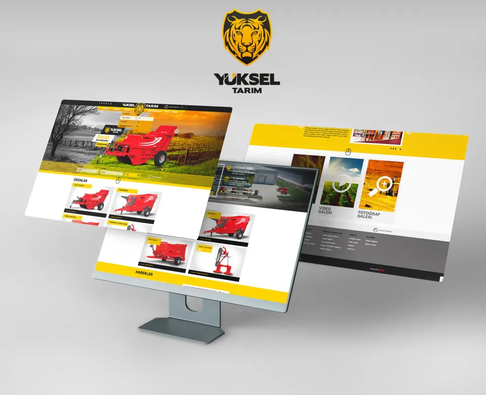 YÜKSEL TARIM web sitesi çalışması